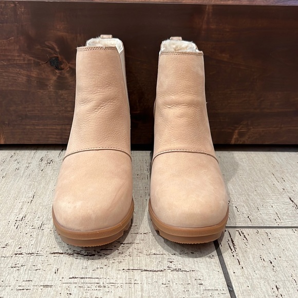 Sorel Joan of Arctic Wedge II Chelsea Lux Bootie with Sherpa, NWOT - Picture 3 of 6